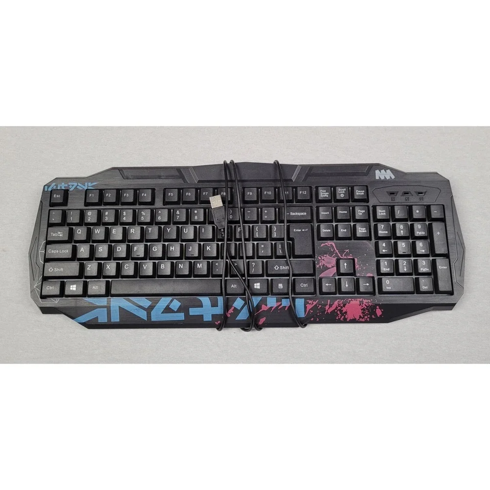 Computer Gaming Accessories Set Keyboard, Mouse, Headset, & Mouse Pad